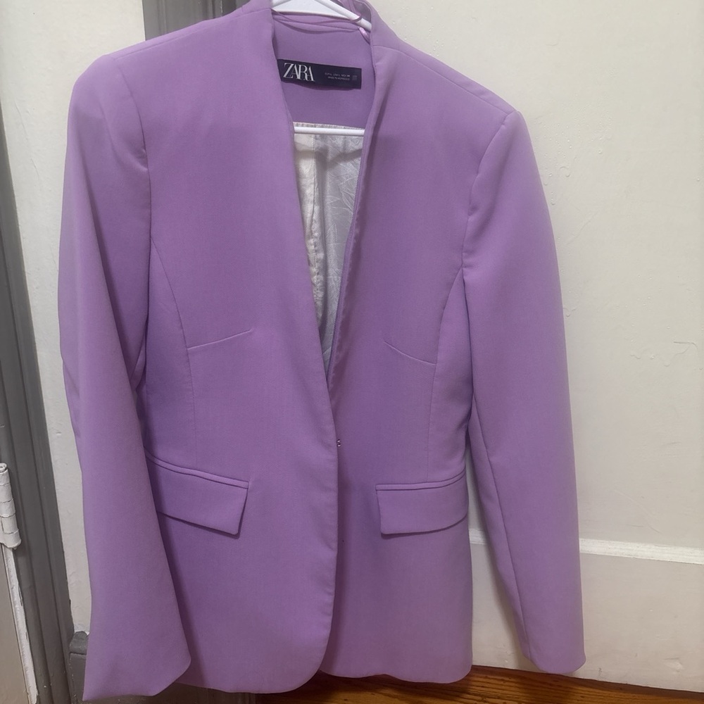 Zara Women's Lilac Blazer